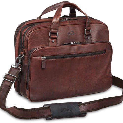 Expandable Double Compartment Briefcase for 15.6" Laptop/Tablet