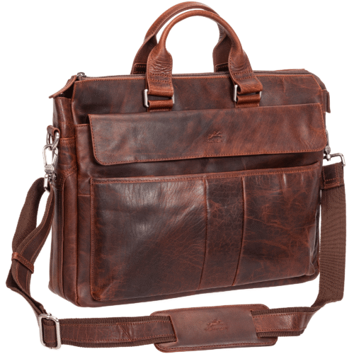 Compartment Briefcase with RFID Secured Pocket