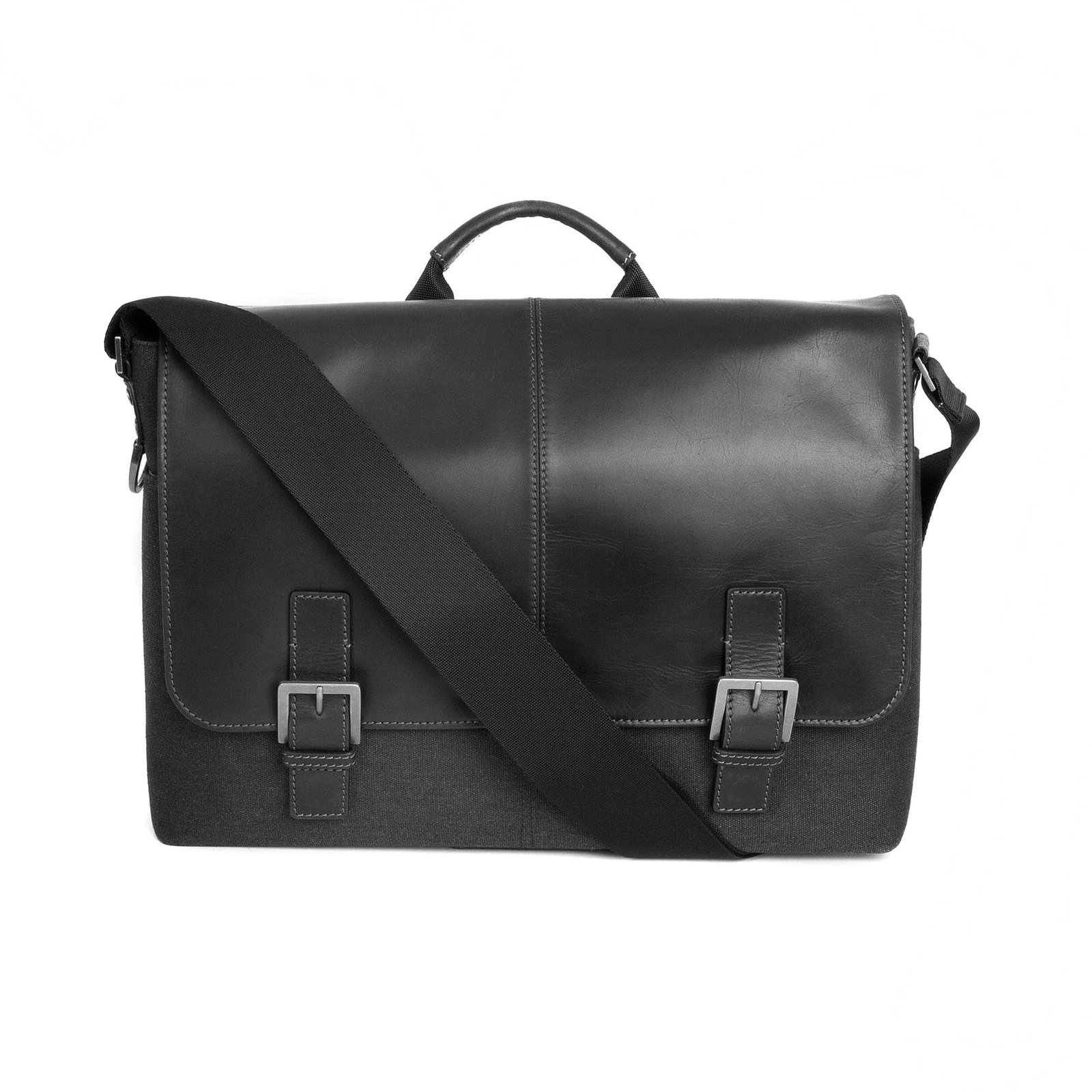Slim Double Buckle Messenger - Image 8